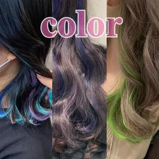 ミディアム カラー ヘアアレンジ 🤍YUKI 韓国 艶髪 🤍のヘアスタイル
