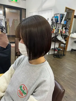 ショート ヒカ/外国人風 デザインカラーのヘアスタイル