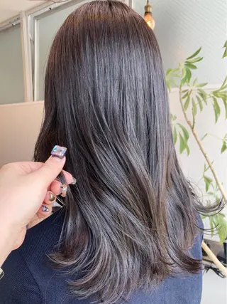 セミロング 髪質改善/縮毛矯正 🎀小林 唯 🎀のヘアスタイル