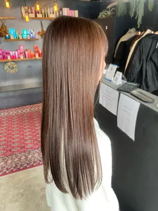 ロング カラー Linda Hiro所属・坂下 麻梨奈のヘアスタイル