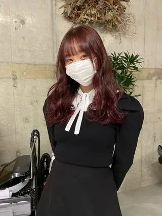 ロング カラー wewe: momoeのヘアスタイル