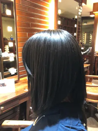 ミディアム stylist YUTOのヘアスタイル