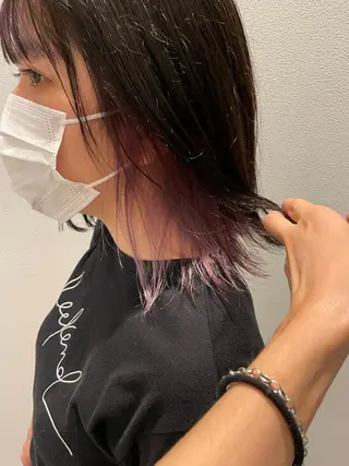 ミディアム カラー CiNEMA daikanyama所属・透明感カラー🫧 今泉健太のヘアスタイル