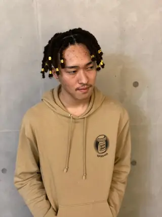 ショート カラー パーマ ヘアアレンジ メンズ キッズ ネイル マツエク・マツパ 中元 淳のヘアスタイル