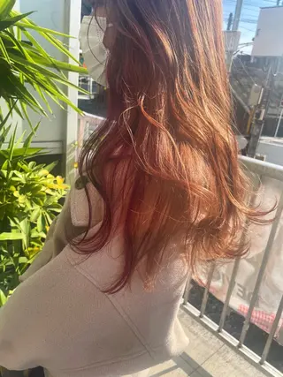 ロング カラー 🕶️佐藤 海李🐏のヘアスタイル