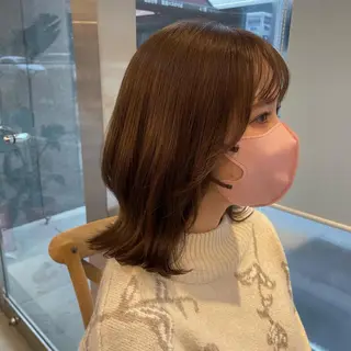 カラー ヘアアレンジ 𝙢𝙞𝙮𝙪🎀 girly hairのヘアスタイル