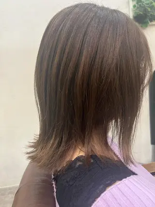 セミロング カラー 🦋.*˚オタク美容 師アキバノノカ🦋のヘアスタイル