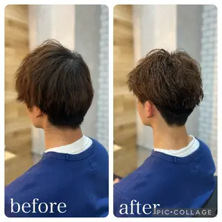 メンズ Aguhair milo森山知幸のヘアスタイル