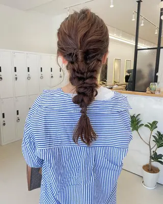 ヘアアレンジ GO TODAY SHAiRE SALON 梅田NU茶屋町店所属・今村彩巴 ボブ/ストレートのヘアスタイル