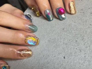 ショート @Unica_ honmachiのネイルデザイン