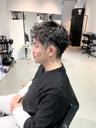 ショート メンズ パーマ職人 Mizukiのヘアスタイル