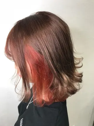 ショート カラー 東風上 亮介のヘアスタイル