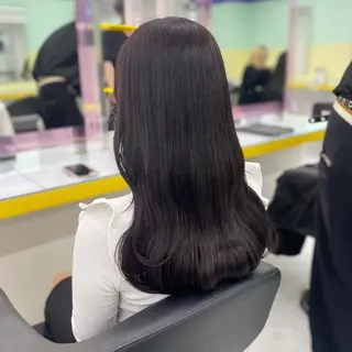 ロング カラー パーマ ヘアアレンジ メンズ キッズ ネイル マツエク・マツパ アイブロウ Lumo所属・💖横浜ブリーチなし 💖MIHOのヘアスタイル