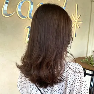 ロング カラー 心斎橋/ブリーチなし 髪質改善/レイヤーのヘアスタイル