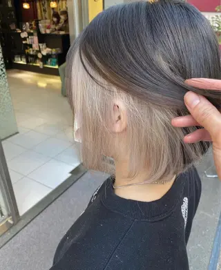 ショート 韓国風透明感カラー 💎YUI💎のヘアスタイル