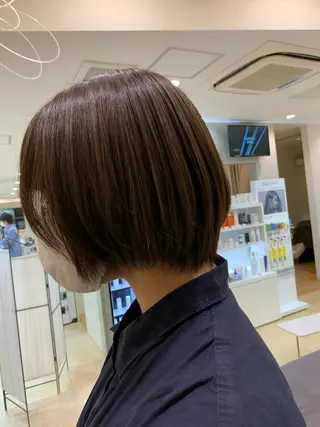 ショート パーマ 西新/siohair 似合わせ/石尾刻矢のヘアスタイル