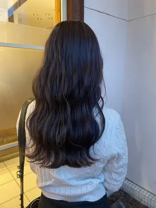 ロング カラー VANCOUNCIL千種【ヴァンカウンシル】所属・yui｜名古屋｜ カラーモデルのヘアスタイル