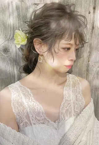 ロング ヘアアレンジ 骨格整形カット/ ショート✂️堀夢哉のヘアスタイル
