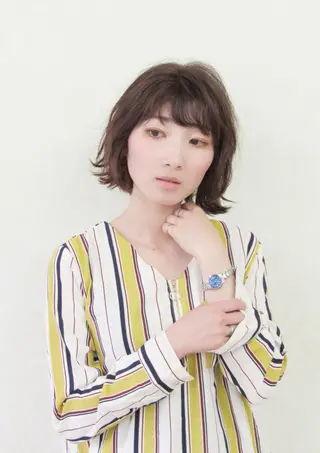 ショート ブルーム yukiのヘアスタイル