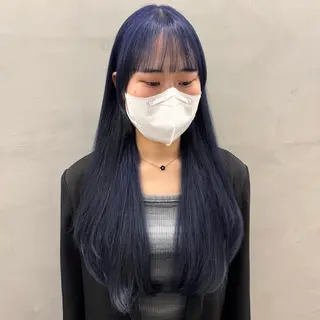 セミロング カラー ヘアアレンジ メンズ 🌟🍒ハイトーン 韓国ヘア/ユウミのヘアスタイル