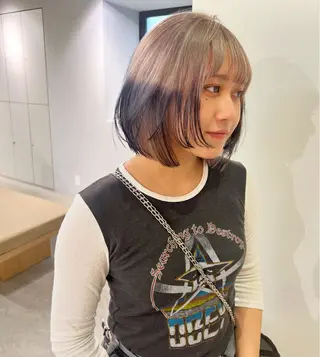 ショート カラー MARU レイヤー/パーマのヘアスタイル