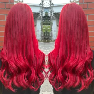 ロング カラー 👑派手髪/カット 👑ANRYのヘアスタイル