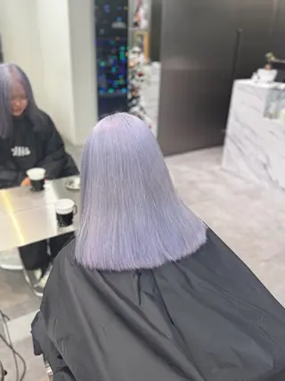 ミディアム カラー ハイトーン/デザイン カラー/悠斗のヘアスタイル