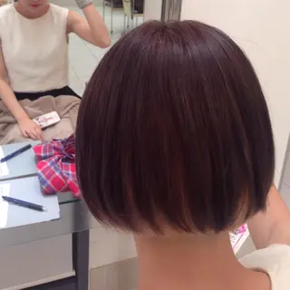 ショート カラー 前髪顔周り✂️店長 ❤️アマミヤ❤️のヘアスタイル
