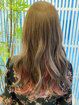 ロング カラー force hair所属・🫧富田 苑実🫧のヘアスタイル