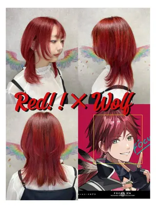 ミディアム カラー 韓国ヘアー🦄ྀི オタク美容師🌈山本のヘアスタイル