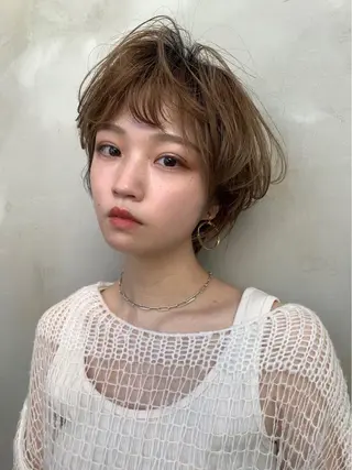 ショート カラー 🉐レイヤー/塩見 弘樹🉐渋谷のヘアスタイル