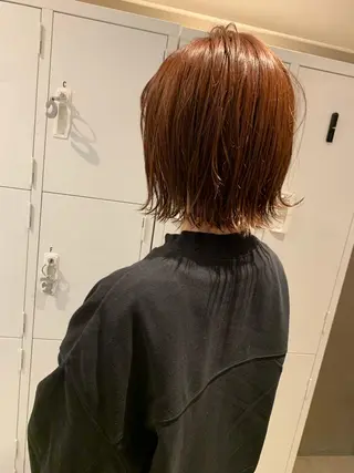 ショート カラー 髪質改善ストレート/ 東徳嶺 みくのヘアスタイル
