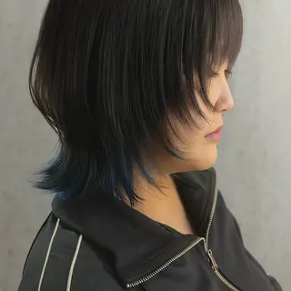 ショート カラー nui所属・清水優/レイヤー/ ボブ/髪質改善のヘアスタイル
