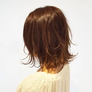 ミディアム カラー 美髪⭐︎髪質改善 井上　康司のヘアスタイル