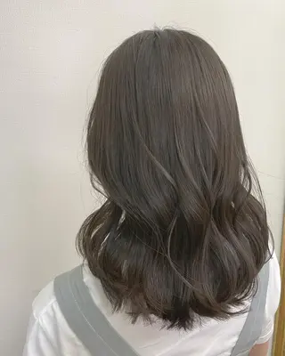 ミディアム 川畑 大地/波巻きパーマのヘアスタイル