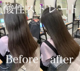 セミロング 【酸性ストレート】 宮下和明のヘアスタイル