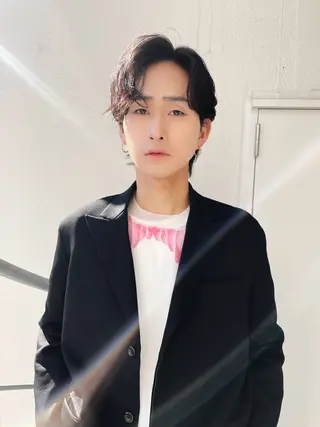 メンズ フェザーパーマ/ 山口大輝のヘアスタイル