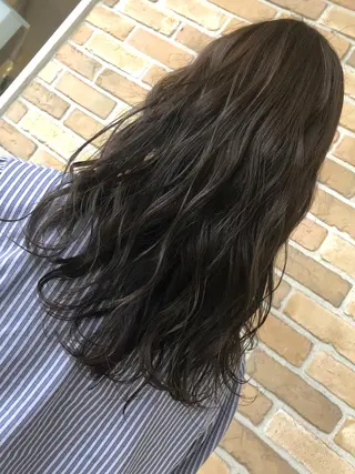 ロング カラー パーマ ヘアアレンジ ❣️倉敷❣️美髪 カラー能登一成のヘアスタイル