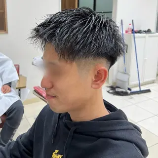 メンズ メンズ特化/勝田駅/ 佐和駅/鈴木輝瑠/のヘアスタイル