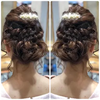 セミロング ヘアアレンジ 小山内 龍一郎 店長のヘアスタイル