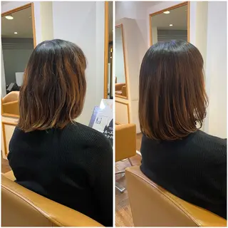 ミディアム HAIR en所属・ブリーチカラー募集❕ 大橋菜々美のヘアスタイル