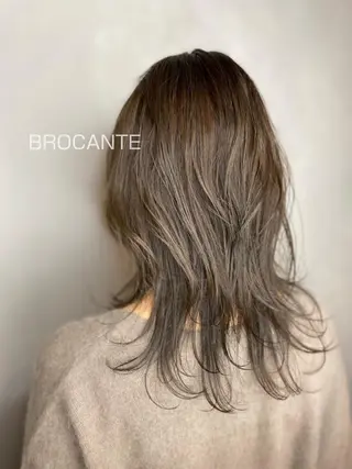 ロング カラー L’atelier BROCANTE (ラトリエ ブロカント)所属・BROCANTE立川 karasawa.nのヘアスタイル
