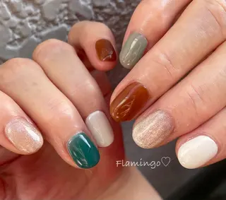 ネイル 40代からの爪を守る ×ケア重視サロン♡のネイルデザイン