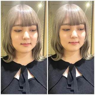 ミディアム 🦋プルエクステ ARISA🦋のヘアスタイル