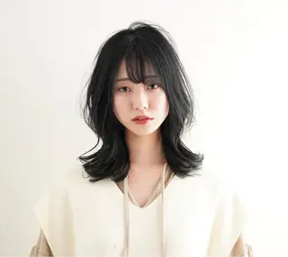 ミディアム カラー C'BON hair salon neaf所属・滝口 和城のヘアスタイル