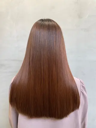 ロング カラー 高山🐬髪質改善 池袋で縮毛矯正のヘアスタイル