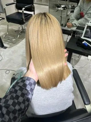 ミディアム 優月/カラー特化 西宮/夙川のヘアスタイル