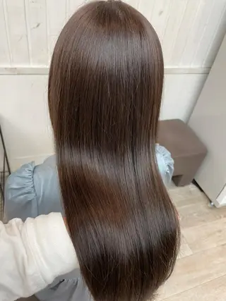 ロング カラー パーマ newi saLyu ネウィ　サリューのヘアスタイル