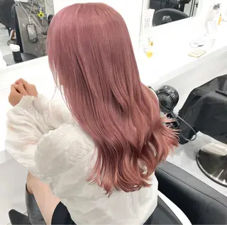 ロング カラー 🫧うる艶トレンド 🫧透明感カラーのヘアスタイル