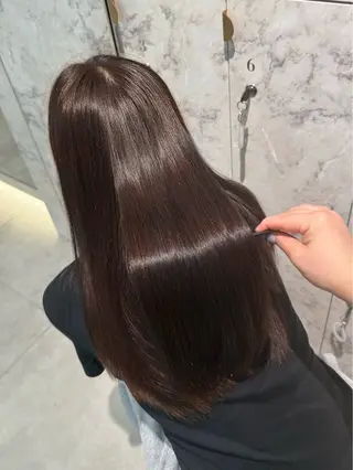 ロング カラー Qin shaire salon 原宿店所属・髪質改善/透明感カラ ー/Atsukoのヘアスタイル